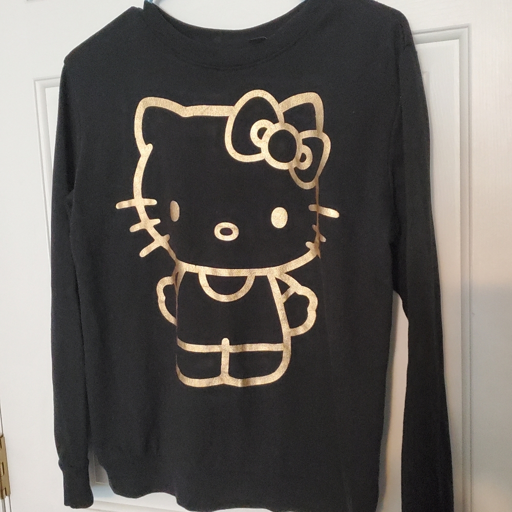 Hello Kitty Sanrio Black Sweatshirt Small
